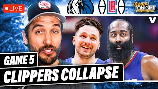 Mavericks-Clippers Reaction: Harden & LA COLLAPSE, Luka & Dallas dominate Game 5 | Hoops Tonight