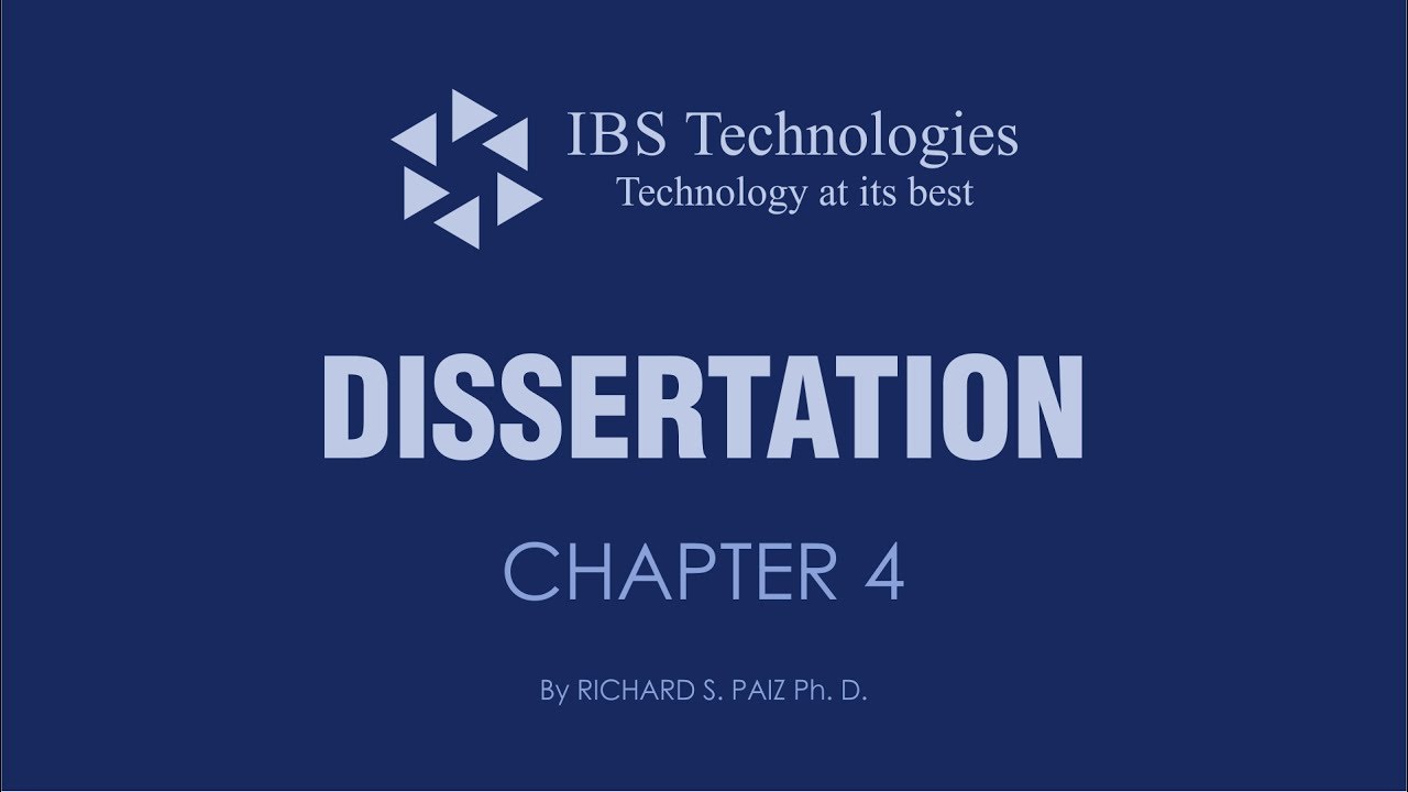 Dissertation Chapter 4 Youtube