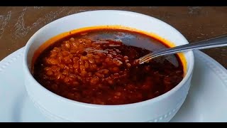 ጣዕሙ ልዩ የሆነ ምርጥ የምስር ወጥ//ethiopian food red lentil stew