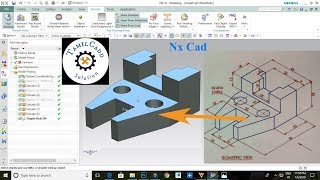 Nx Cad 3D Practice Drawing |Tutorial | Tamil |