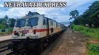 1 hour late running 16346 Netravati Express accelerating near Kollam