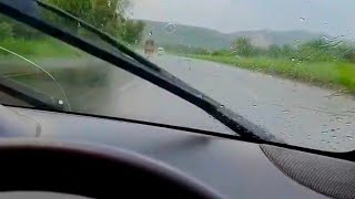 Car Driving In Rain | Car Driving Status In Rain | How to Drive In Rain | Rain WhatsApp Status