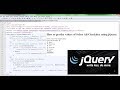 How to get the values of Select All Checkbox using jQuery