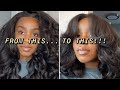 70s inspired hair tutorial ft. sensationnel latisha wig unboxing/transformation