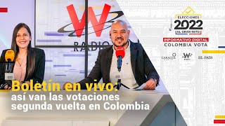 En vivo boletín: Cómo van las elecciones en Colombia para segunda vuelta
