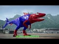 🔴tyrannosaurus indominus rex vs spinosaurus tom u0026 jerry dinosaur island godzilla x kong prehistoric