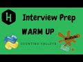 Counting Valleys | Warm Up |HACKERRANK Solution | PYTHON | Interview  | Programming for Beginners