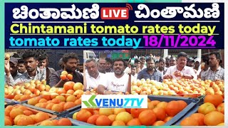 | ಚಿಂತಾಮಣಿ | ಇಂದು | 18/11/2024 | ಇಂದು ಚಿಂತಾಮಣಿ ಟೊಮೆಟೊ ದರಗಳು #Chintamani #tomato#today #Venu7tv