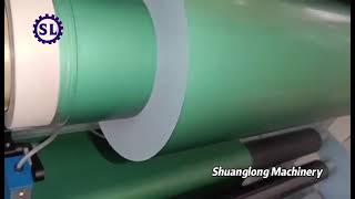 High Speed BOPP PET CPE PVC Plastic Film Slitting Rewinding Machine