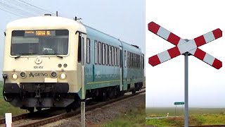 2 Pociągi na Przejeździe Kolejowym i p.o. Wrocławki | Polish railroad crossing