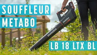 TEST ✅ Souffleur Metabo LB 18 LTX BL - La pause café de BichonTV