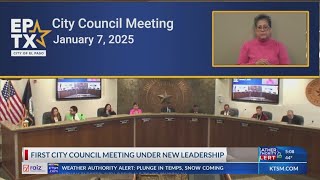 El Paso City Council begins year with new faces