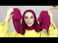 4 SIMPLE STYLE  TUTORIAL JERSEY SHAWL (NO PIN)