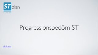 Progressionsbedöm ST-läkare