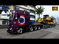 Dozer Crawl Z35K Delivery through Turkey | Euro Truck Simulator 2 | Logitech G29 + Shifter