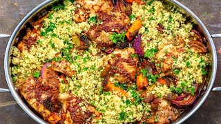 Easy Moroccan-inspired chicken couscous dinner