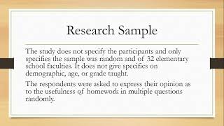 Article Review Analysis Presentation