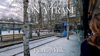 🇳🇴 Mellow Piano Music to Cross Norway's Capital on a Tram | Guided Tour through the City of Oslo