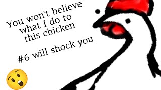 Sacrificing a chicken to appease the algorithm gods.