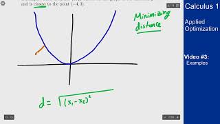 Applied Optimization - Example 1 - Distance to a Graph
