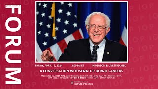 A Conversation with Senator Bernie Sanders | 2024: Where Do We Go From Here?