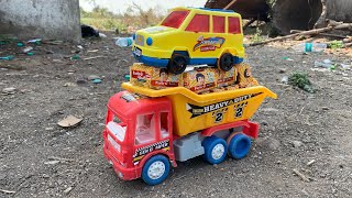 Truck toy cartoon videos for children #viral #trending #gadi #jcbcartoon #kartoon