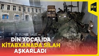 Xocalıda kitabxanadan silah-sursat tapıldı