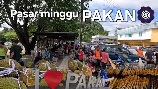 Sarawak PASAR TAMU PEKAN PAKAN📢PEDALAMAN BUMI KENYALANG rural town⭐️