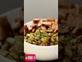 5 mins healthy chicken broccoli millet bowl cookingathome cooking restaurantstylechillichicken