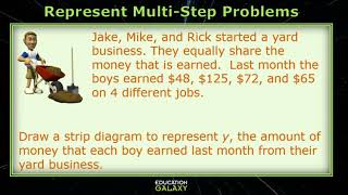 4th Grade - Math - Represent Multi Step Problems - Topic Overview