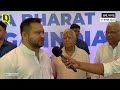 india alliance mumbai meeting मुंबई पहुंचे lalu yadav और tejashwi yadav मोदी सरकार पर बोला हमला