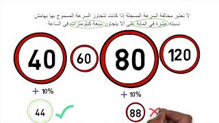 متى تكون في مخالفة تجاوز السرعة