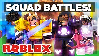 YOUTUBER SQUAD BATTLE! Roblox Bedwars!