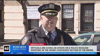 NYPD update after police shoot armed man in the Bronx