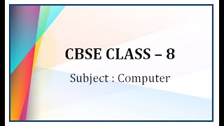 CBSE class 8 computer chapter 7 operators in visual basic