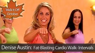 Denise Austin: Fat-Burning Cardio Walking Workout- Intervals