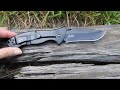 kershaw emerson design cqc 9k knife 6045blk video demo