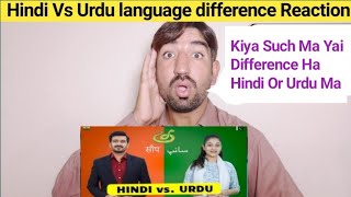 Pakistani Reaction To | Hindi vs. Urdu | Are Hindi and Urdu the Same Language? | हिन्दी और उर्दू