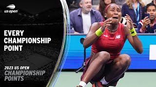 Every Championship Point | 2023 US Open