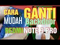 Cara Mudah Mengganti Backdoor Redmi Note 9 Pro