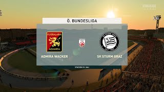 FIFA 21 | Admira Wacker vs SK Sturm Graz - O. Bundesliga | Full Gameplay