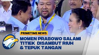 Momen Prabowo Salami Titiek di Acara GSN - [Primetime News]