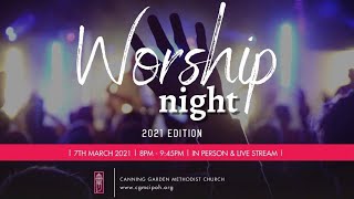 Worship Night LiveStream - Sunday 7th March @ 8:00 pm