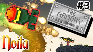 【Noita】#3 The Armory：マイクラ風MODなんだなって気付いたよ【ローグライク】【ゲーム実況】