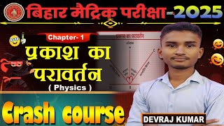 प्रकाश का परावर्तन MVVI Question ❓CRASH COURS 10th. Science physics chapter 1 ..