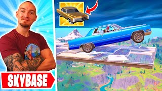 JAG BYGGER SKYBASE MED LOWRIDER BIL I FORTNITE CHAPTER 2 REMIX