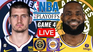 GAME 4: DENVER NUGGETS vs LOS ANGELES LAKERS | PLAYOFFS ROUND 1 | SCOREBOARD | P