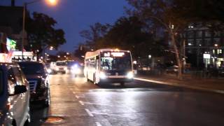 MTA New York City Bus Orion V 6204, Orion VII 7734 and Novabus LFS 8365 on University Avenue