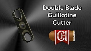 Double Blade Guillotine Cigar Cutter