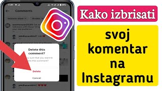 Kako izbrisati svoj komentar na nečijem Instagram postu/reels | izbrisati komentar na instagramu